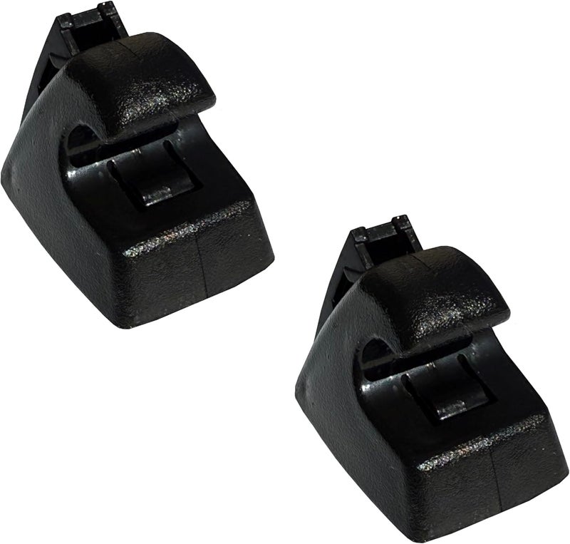 2M PLASTIC Sun Visor Holder Retainer Pair fits for Chevy Cruze Buick Cascade Regal Sport - Black - Image 1